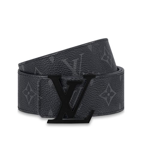 lv men's black monogram belt|louis vuitton 20mm belt.